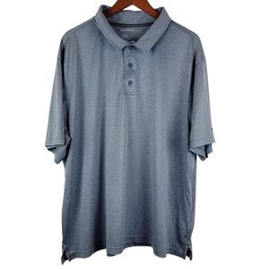 Reebok Golf Polo Mens 3XL Blue Performance Stretch Tech